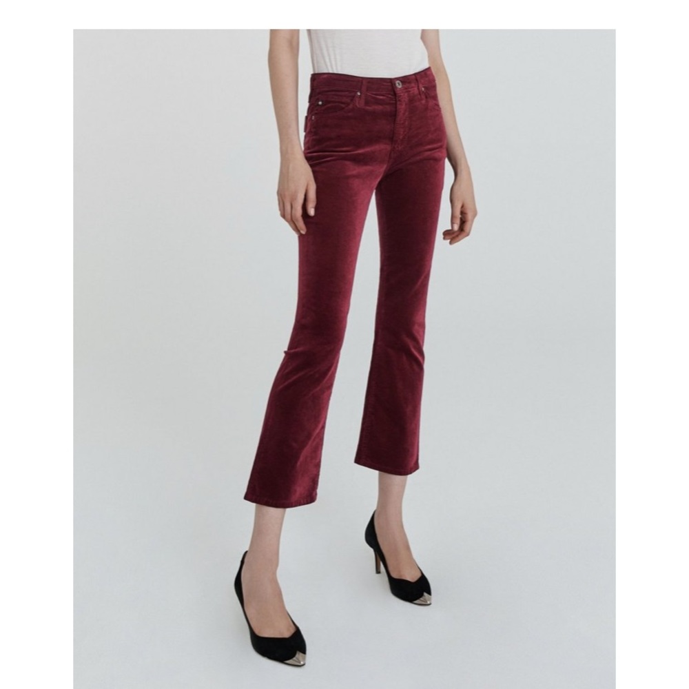AG The Jodi velvet high rise crop jeans Sz 26 NWT - Picture 6 of 10